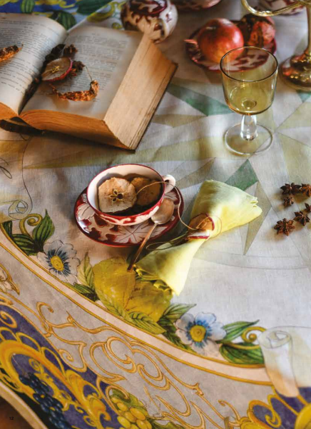 Tovaglia in Puro Lino Borea della Tessitura Toscana