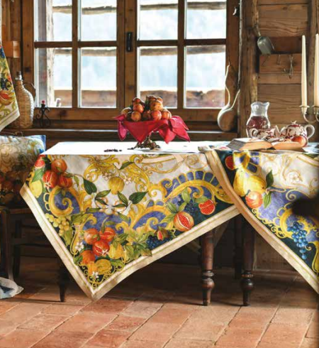 Tovaglia in Puro Lino Borea della Tessitura Toscana
