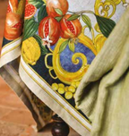 Tovaglia in Puro Lino Borea della Tessitura Toscana
