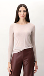 T-Shirt misto cashmere di OROBLU'