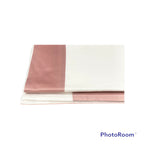Lenzuola per Letto Singolo Bianche con Bordo Colorato della Dea