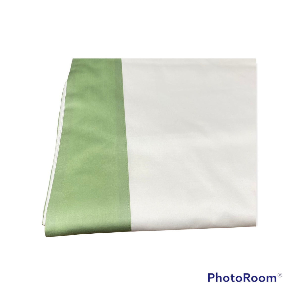 Lenzuola per Letto Singolo Bianche con Bordo Colorato della Dea