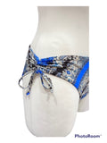 Bikini con coppa push up stampa foulard