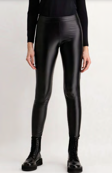 Leggings in Ecopelle di Oro Blu