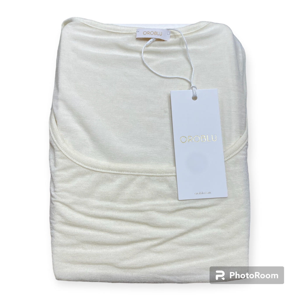 Canotta spalla larga misto cashmere + colori