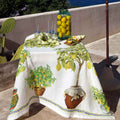 Tovaglia in Puro Lino Limonaia di Tessitura Toscana